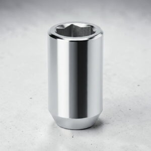 Afinador Tuerca Cromada Hexagonal 12x1.25 (Largo 32mm)